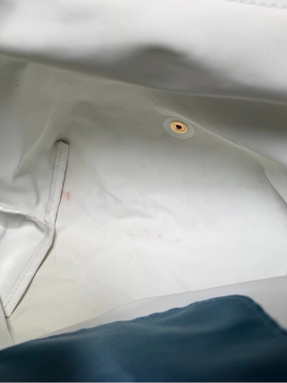 Small Longchamp Le Pilage Bag Blue - Picture 5 of 5